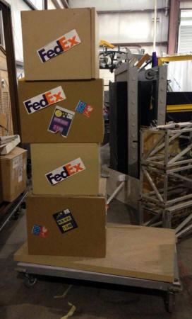 Fed Ex Stacking Boxes